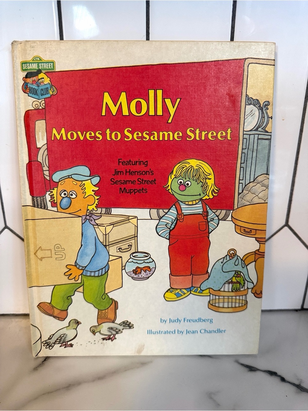 Vintage 1980 Sesame Street Book Club “Molly Moves to Sesame Street”